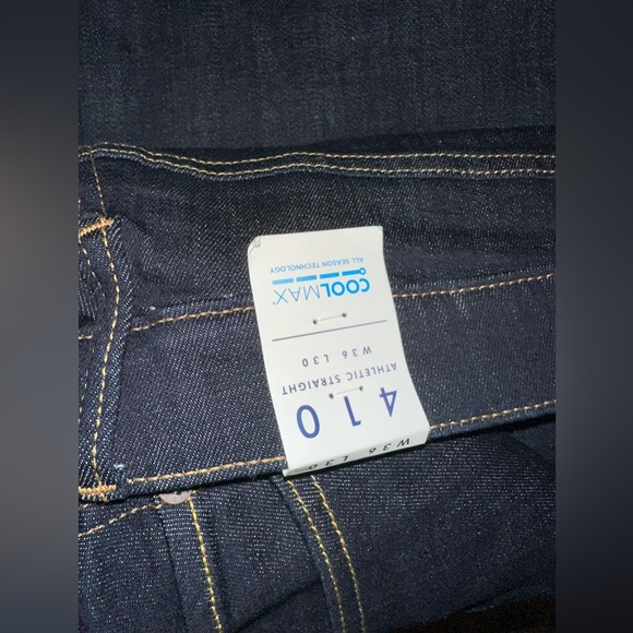Lucky brand athletic straight jeans 410 36 X 30 dark blue - Picture 9 of 11